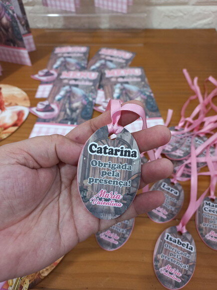 Tag Presente Boiadeira Personalizada