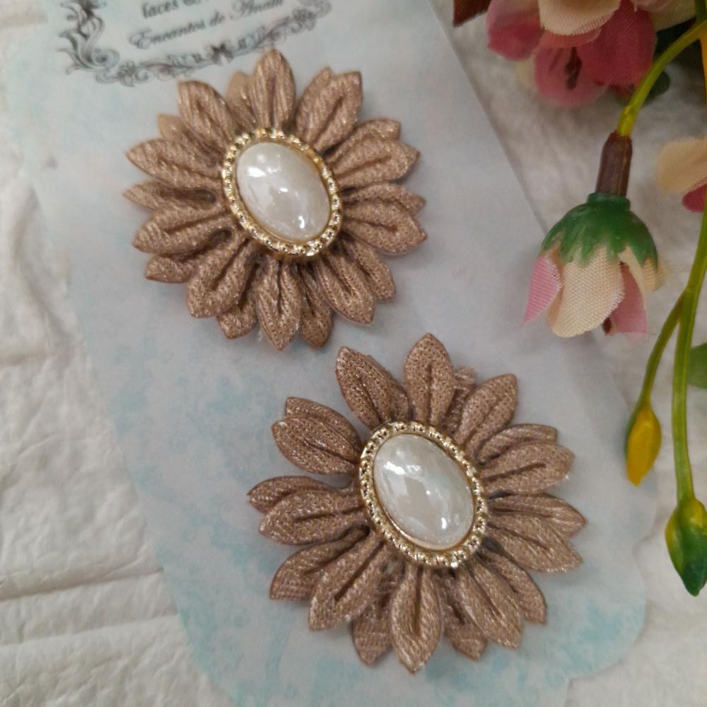 Aplique de Flor Artesanal