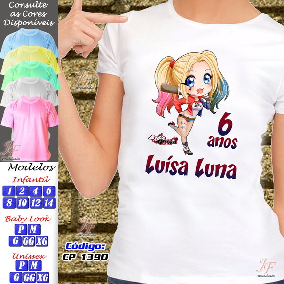 01 Camiseta Adulto ou Infantil Qualquer Tema!
