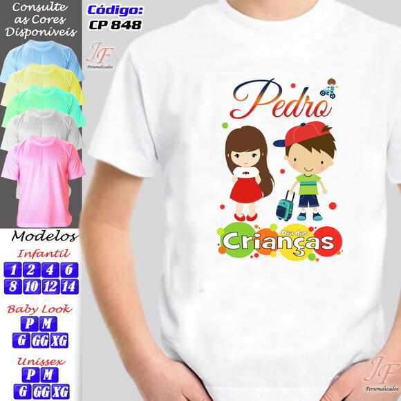 Camiseta Personalizada Dia das Crianças