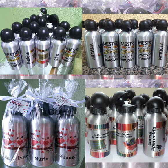 Squeeze Garrafa Alumínio 500 ml Dia dos Professores