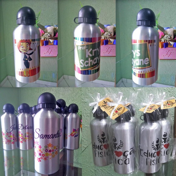 Squeeze Garrafa Alumínio 500 ml Dia dos Professores