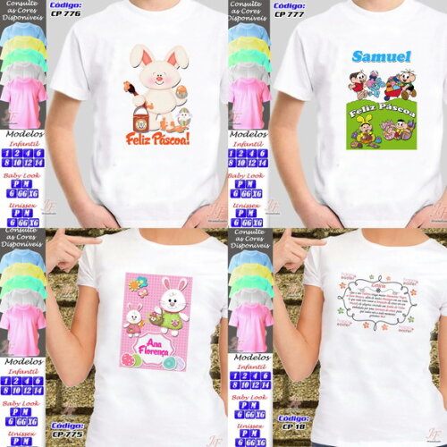 01 Camiseta Páscoa Personalizada