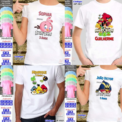 01 Camiseta Adulto ou Infantil Qualquer Tema!