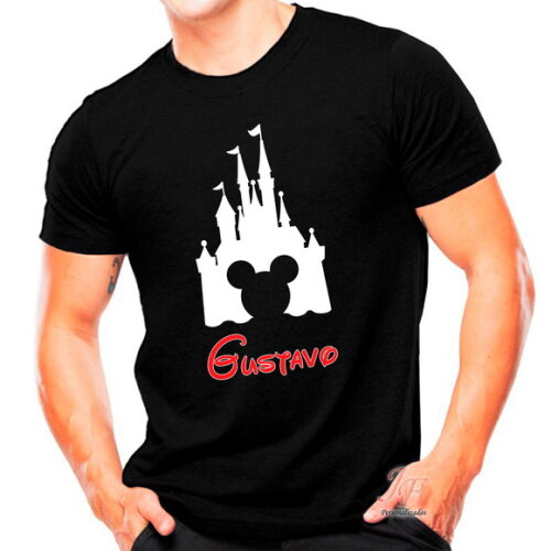 Camisa Viagem Família Disney | 06 Unidades | 100% Algodão