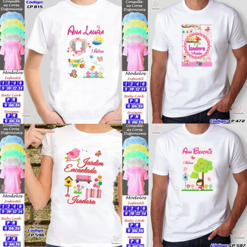 Camiseta Adulto ou Infantil Qualquer Tema!