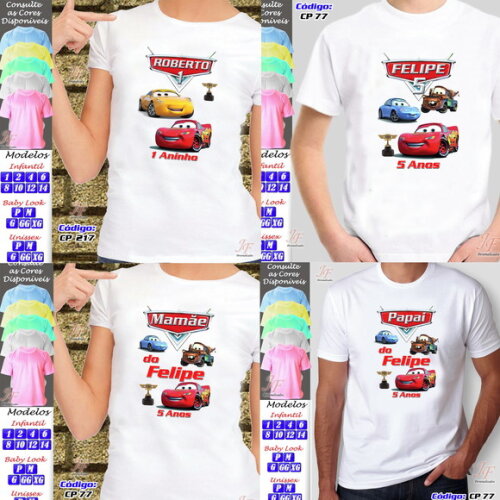 Camiseta Adulto ou Infantil Qualquer Tema!