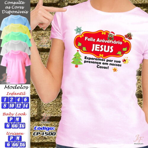Camiseta Personalizada Ano Novo Natal Reveillon