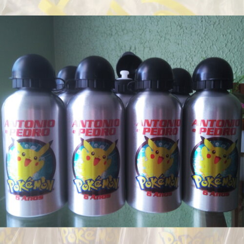Squeeze Garrafa Alumínio 500 ml Qualquer Tema!