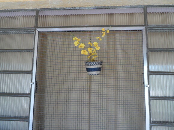 Arranjo Floral em Vaso de Parede