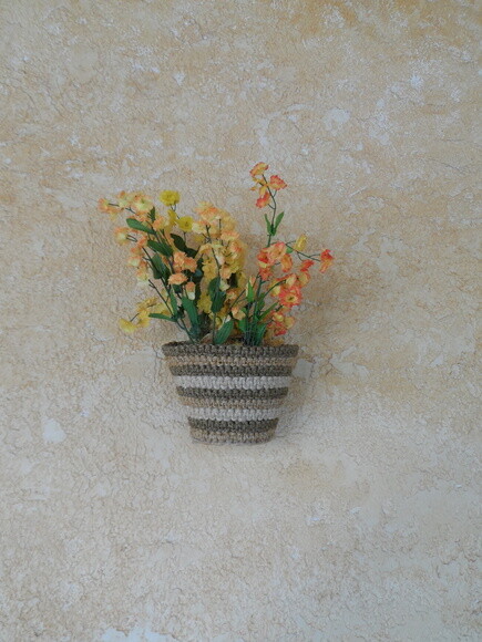 Arranjo Floral em Vaso de Parede