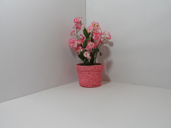 Arranjo Floral em Vaso de Sisal