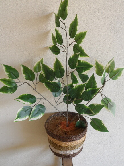 Arranjo Floral em Vaso de Sisal