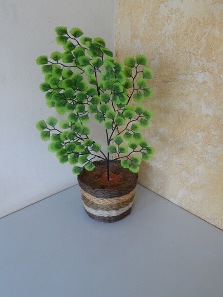 Arranjo Floral em Vaso de Sisal
