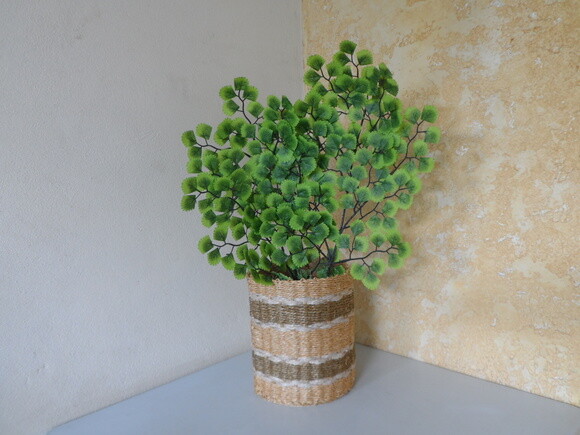 Arranjo Floral em Vaso de Sisal