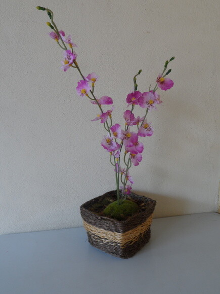 Arranjo Floral em Vaso de Sisal
