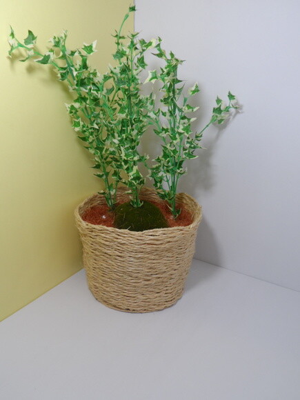 Arranjo Floral em Vaso de Sisal