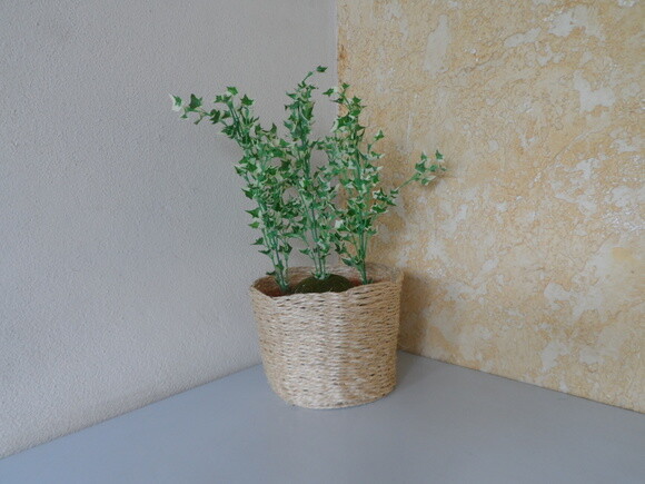 Arranjo Floral em Vaso de Sisal