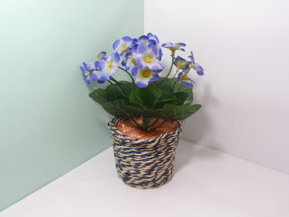 Arranjo Floral em Vaso de Sisal