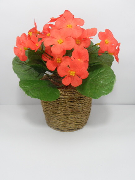 Arranjo Floral em Vaso de Sisal