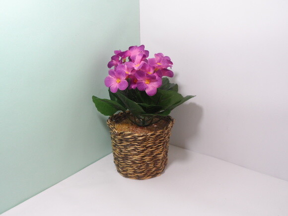 Arranjo Floral em Vaso de Sisal