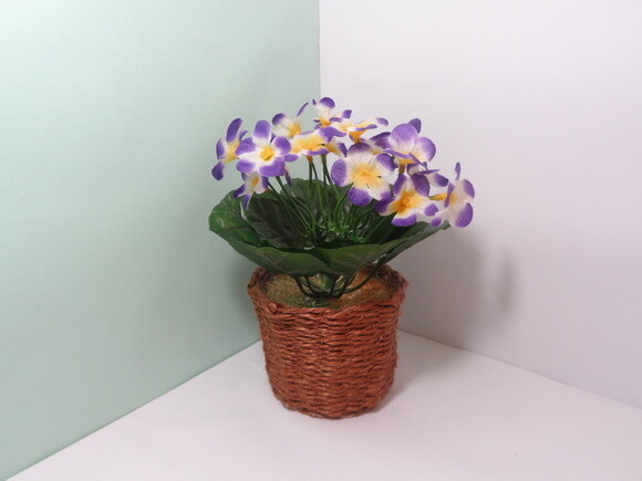 Arranjo Floral em Vaso de Sisal
