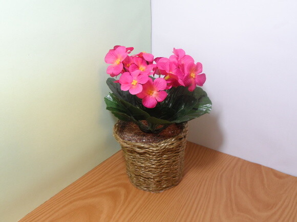 Arranjo Floral em Vaso de Sisal