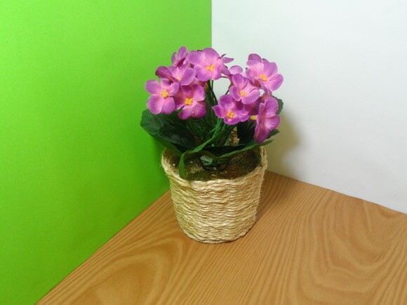 Arranjo Floral em Vaso de Sisal