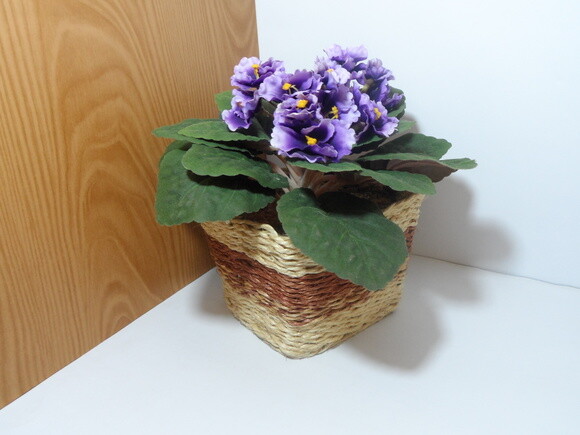 Arranjo Floral em Vaso de Sisal