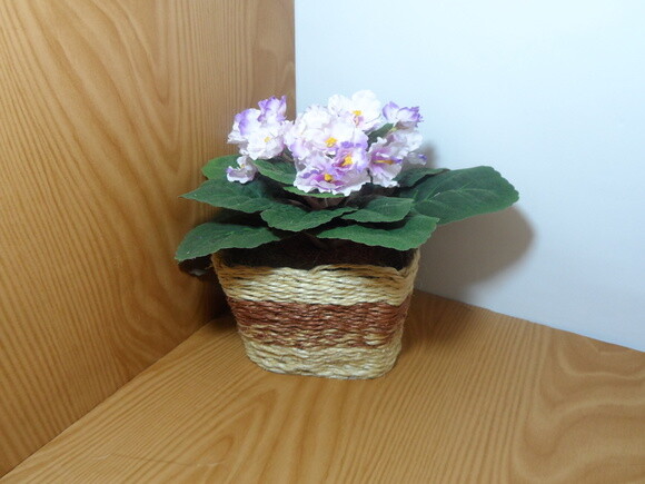 Arranjo Floral em Vaso de Sisal