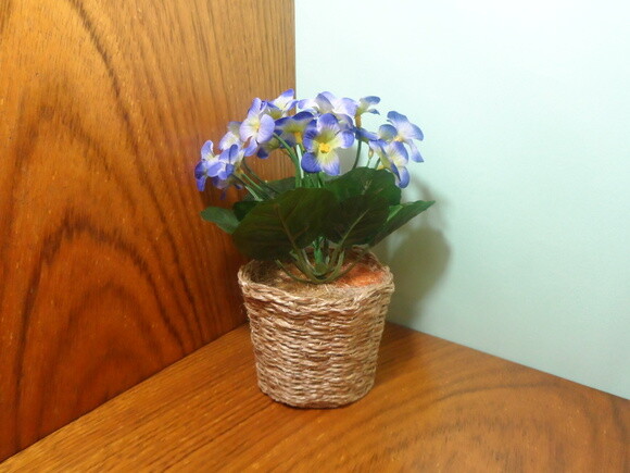 Arranjo Floral em Vaso de Sisal