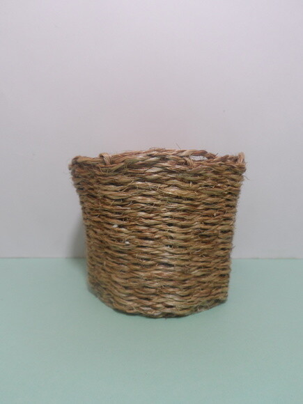 Arranjo Floral em Vaso de Sisal