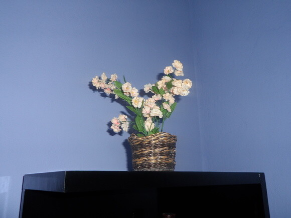 Arranjo Floral em Vaso de Sisal
