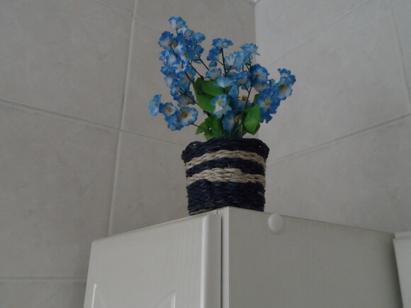 Arranjo Floral em Vaso de Sisal