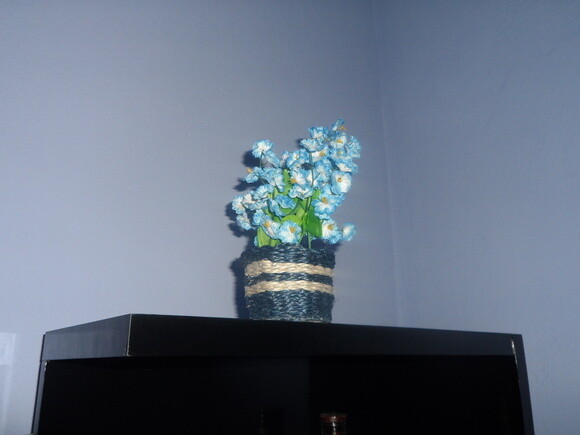 Arranjo Floral em Vaso de Sisal