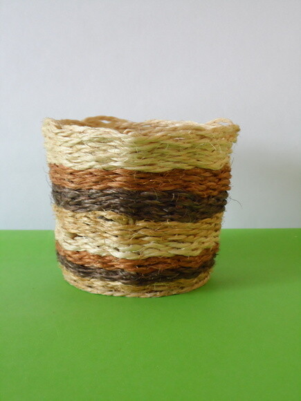 Arranjo Floral em Vaso de Sisal