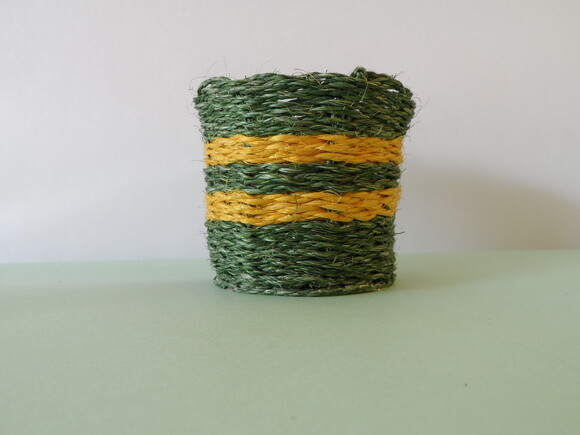 Arranjo Floral em Vaso de Sisal