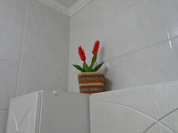 Arranjo Floral em Vaso de Sisal