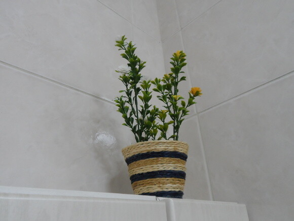 Arranjo Floral em Vaso de Sisal