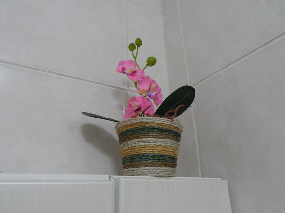 Arranjo Floral em Vaso de Sisal