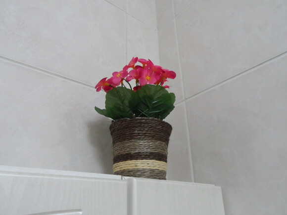 Arranjo Floral em Vaso de Sisal