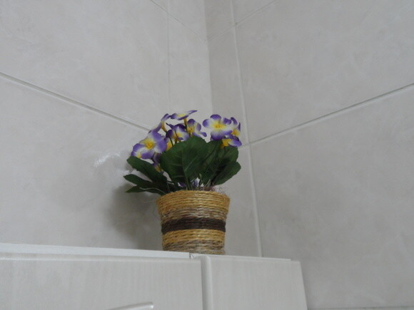 Arranjo Floral em Vaso de Sisal