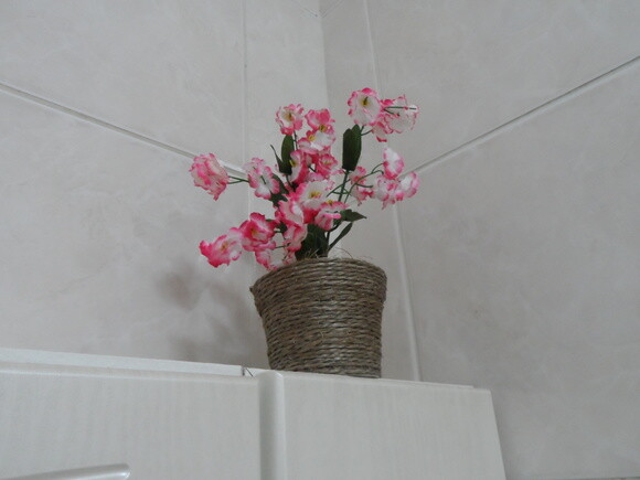 Arranjo Floral em Vaso de Sisal