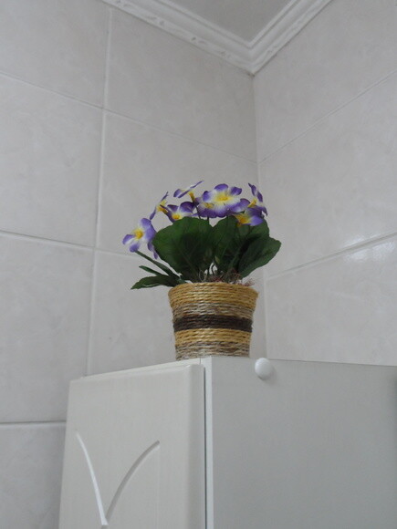 Arranjo Floral em Vaso de Sisal