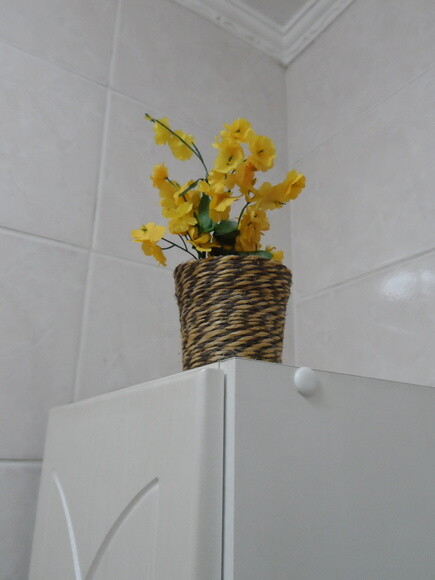 Arranjo Floral em Vaso de Sisal