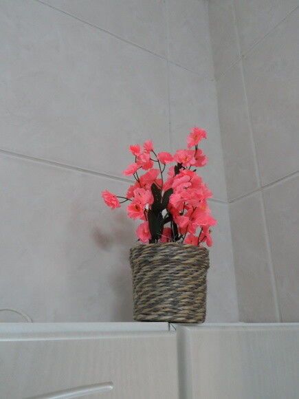 Arranjo Floral em Vaso de Sisal