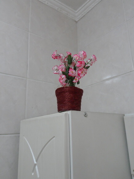 Arranjo Floral em Vaso de Sisal