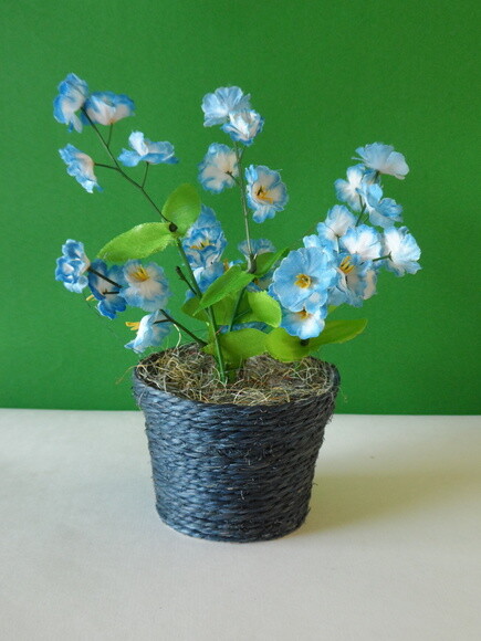 Arranjo Floral em Vaso de Sisal