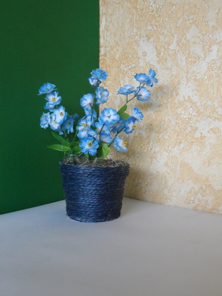 Arranjo Floral em Vaso de Sisal