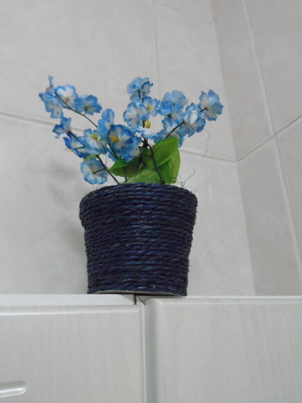 Arranjo Floral em Vaso de Sisal